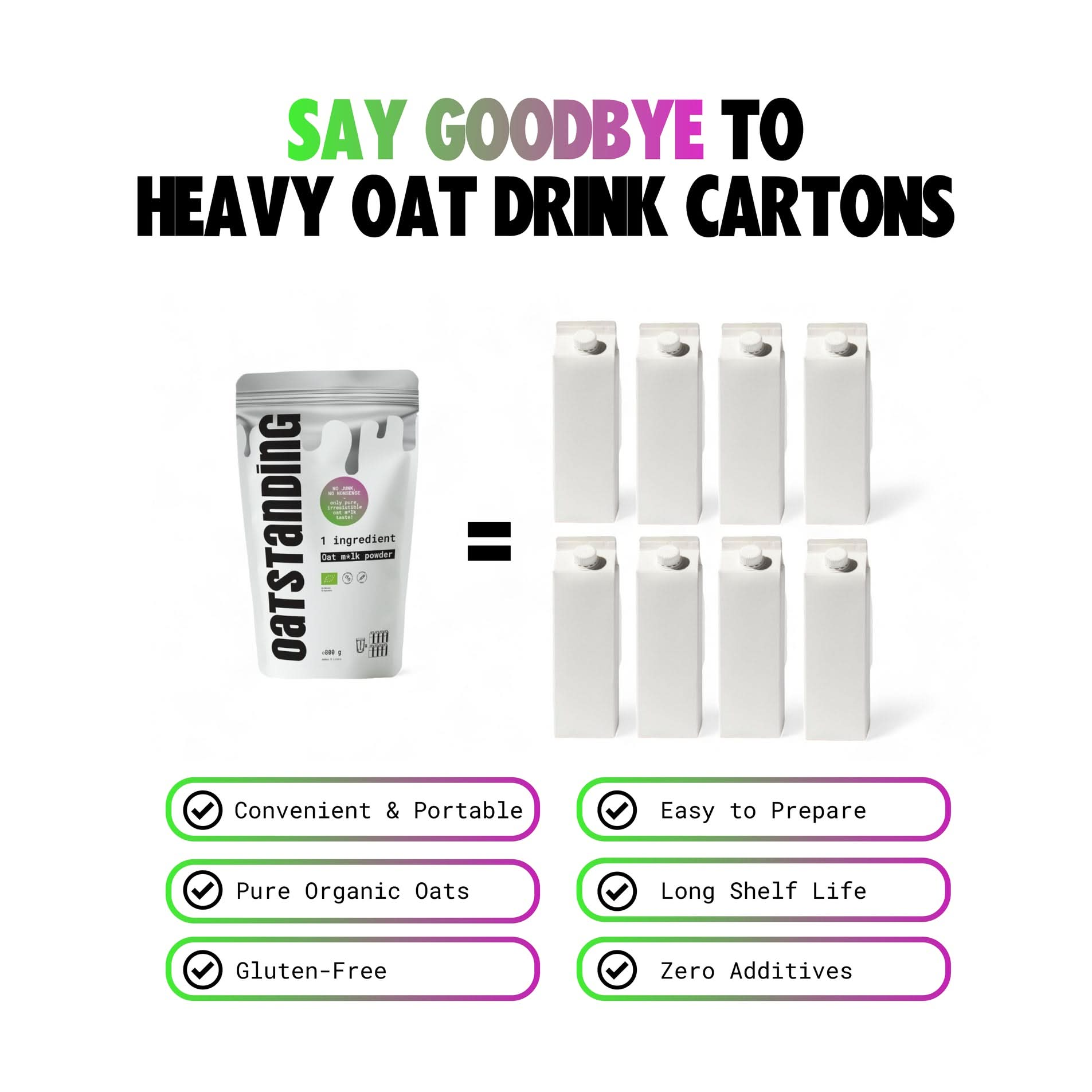 OATSTANDING® OAT DRINK POWDER 800 g